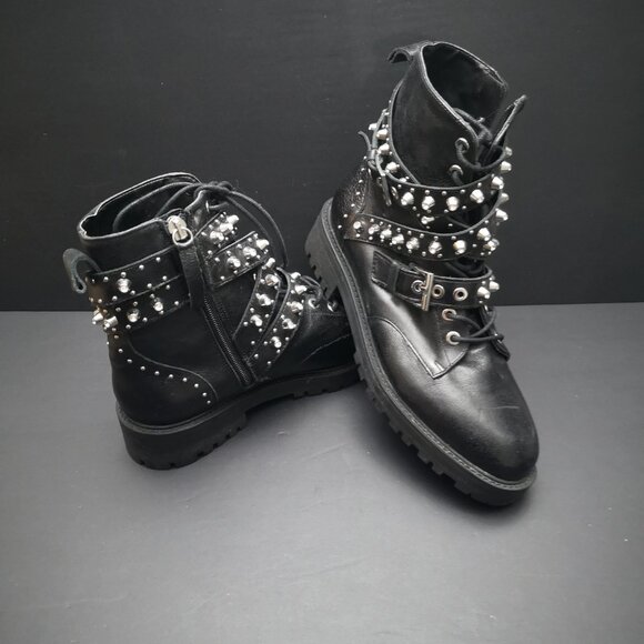 Zara Shoes - Zara Basic Ladies Size 37 (approx. 6-6.5 US) Black Leather Ankle Boots